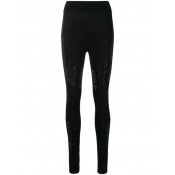 Philipp Plein Embellished Leggings Women 0202 Black/black Clothing Reliable Quality