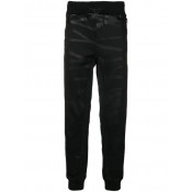 Philipp Plein Xyz Skull And Plein Track Trousers Men 02 Black Clothing Pants