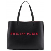 Philipp Plein Classic Tote Bag Women 0213 Black / Red Bags Accessories Authentic Quality