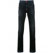 Philipp Plein Bleached Skinny Jeans Men 14cy Candy Clothing Fashionable Design