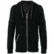 Philipp Plein Zipped Hoodie Men 02 Black Clothing Hoodies Wholesale Online Usa