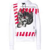 Philipp Plein Hooded Sweatshirt Men 01 White Clothing Sweatshirts Where Can I Buy