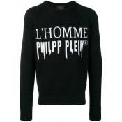 Philipp Plein L'homme Intarsia Jumper Men 0202 Black / Clothing Jumpers