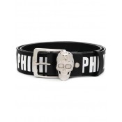 Philipp Plein Skull Belt Men 01 White Accessories Belts Where Can I Buy
