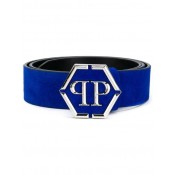 Philipp Plein Statement Belt Men 07 Light Blue Accessories Belts Fantastic Savings