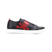 Philipp Plein Skull Low Tops Men 1414 Dark Blu/dark Blu Shoes Low-tops Lowest Price Online