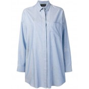 Philipp Plein Short Shirt Dress Women 1001 Grey / White Clothing Day Dresses Buy Online