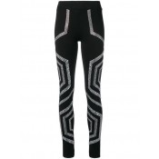 Philipp Plein Crystal Embellished Leggings Women 02 Black Clothing Hottest New Styles