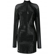 Philipp Plein Crystal Dress Women 0202 Black/black Clothing Cocktail & Party Dresses Authentic Usa Online