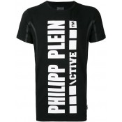 Philipp Plein Stripes T-shirt Men 02 Black Clothing T-shirts Exclusive Range
