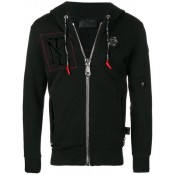Philipp Plein Scarface Hoodie Women 02 Black Outlet Innovative Design