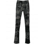 Philipp Plein Straight-cut Trousers With Skull Icon Men 02tc Trap Core Clothing Regular & Straight-leg Jeans
