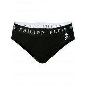 Philipp Plein Logo Print Briefs Men 02 Black Clothing & Boxers Low Price
