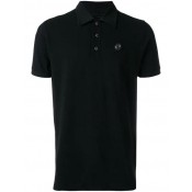 Philipp Plein Skull Print T-shirt Men 0213 Black / Red Clothing Polo Shirts Outlet Online