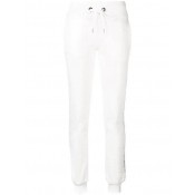 Philipp Plein Embellished Side Stripe Track Trousers Women 01 White Clothing Pants