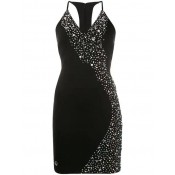 Philipp Plein Evening Dress Women 0201 Black White Clothing Cocktail & Party Dresses Incredible Prices