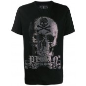 Philipp Plein Platinum Cut Skull T-shirt Men 02 Black Clothing T-shirts Top Designer Collections