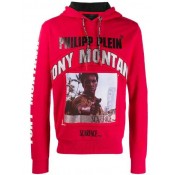 Philipp Plein Scarface Hoodie Men 13 Red Clothing Hoodies Online Leading Retailer