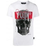 Philipp Plein T-shirt Platinum Cut Skull Men 01 White Clothing T-shirts Latest Fashion-trends