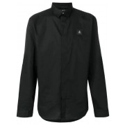 Philipp Plein Cutaway Collar Shirt Men 0201 Black White Clothing Shirts 100% Satisfaction Guarantee