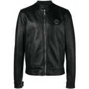 Philipp Plein Original Moto Jacket Men 02 Black Clothing Leather Jackets Pretty And Colorful