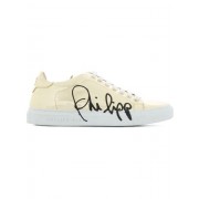 Philipp Plein Logo Tennis Sneakers Women 16 Gold Shoes Trainers Vast Selection