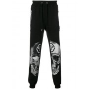 Philipp Plein Embellished Skull Track Pants Men 02 Black Clothing Uk Discount Online Sale