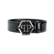 Philipp Plein Logo Buckle Belt Men 02 Black Accessories Belts Premium Selection