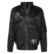 Philipp Plein Stripe Patterned Jacket Men 02 Black Clothing Lightweight Jackets Superior Quality