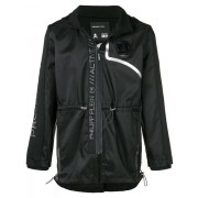 Philipp Plein Metallic Detailed Technical Jacket Men 0270 Black/silver Clothing Lightweight Jackets
