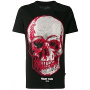 Philipp Plein Skull Embellished T-shirt Men 02 Black Clothing T-shirts Elegant Factory Outlet