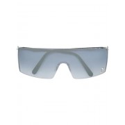 Philipp Plein Gradient Lens Square Frame Sunglasses Men Kkxa Nickel/nickel/mirror/no Glv Accessories