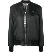 Philipp Plein X Playboy Bomber Jacket Women 02 Black Clothing Jackets