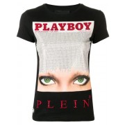 Philipp Plein X Playboy Cover T-shirt Women 02 Black Clothing T-shirts & Jerseys | Authentic USA Online