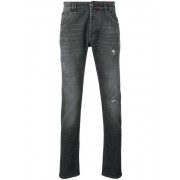 Philipp Plein Distressed Slim-fit Jeans Men 10rm Rocky Mountains Clothing Free Shipping