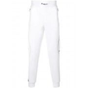 Philipp Plein White Logo Track Pants Men 0170 White/silver Clothing Catalogo