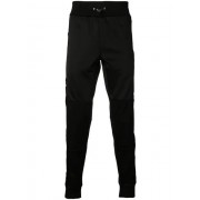 Philipp Plein Logo Stripe Track Trousers Men 0202 Black / Clothing Pants No Sale Tax