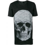 Philipp Plein Black Skull Print T-shirt Men 02 Clothing T-shirts Big Discount On Sale