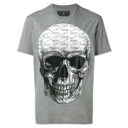 Philipp Plein Printed Skull T-shirt Men 10 Grey Clothing T-shirts Uk Official Online Shop