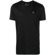 Philipp Plein V-neck T-shirt Men 02 Black Clothing T-shirts Luxuriant In Design