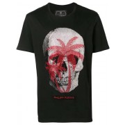 Philipp Plein Platinum Cut Round Neck T-shirt Men 02 Black Clothing T-shirts | Fantastic savings