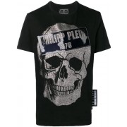 Philipp Plein Skull Print T-shirt Men 02 Black Clothing T-shirts Fantastic