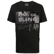 Philipp Plein King Of Bling T-shirt Men 0202 Black / Clothing T-shirts Designer Fashion