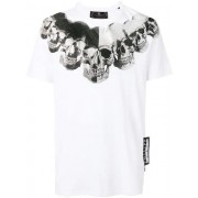 Philipp Plein Skull Print T-shirt Men 01 White Clothing T-shirts Factory Wholesale Prices