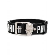 Philipp Plein Skull Belt Men 01 White Accessories Belts Where Can I Buy