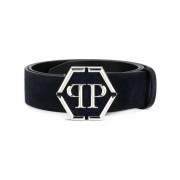 Philipp Plein Statement Belt Men 08 Middle Blue Accessories Belts Wholesale