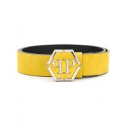 Philipp Plein Statement Belt Men 09 Yellow Accessories Belts Reputable Site