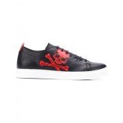 Philipp Plein Skull Low Tops Men 1414 Dark Blu/dark Blu Shoes Low-tops Lowest Price Online