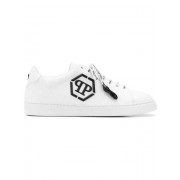 Philipp Plein Statement Low-top Sneakers Men 01 White Shoes Low-tops Complete In Specifications