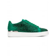 Philipp Plein Embellished Low-top Sneakers Men 05 Green Shoes Low-tops Reasonable Sale Price
